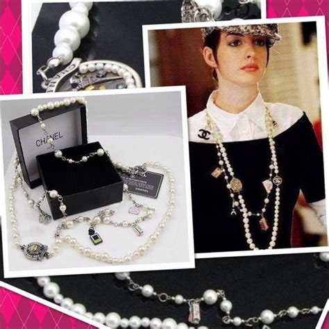 chanel necklace devil wears prada replica|devil wears prada makeover scene.